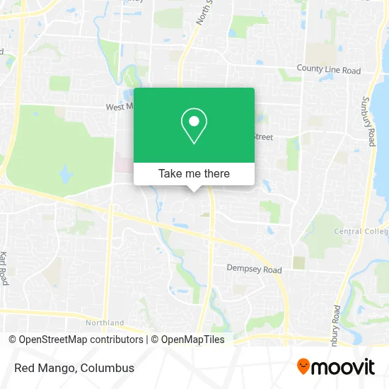 Red Mango map