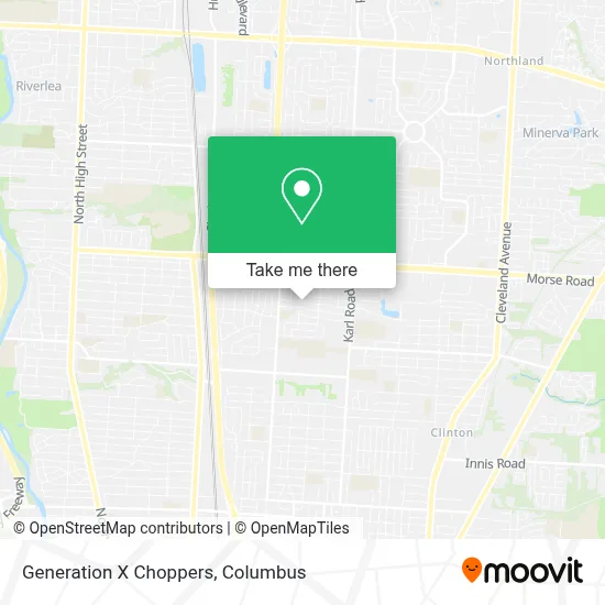 Generation X Choppers map