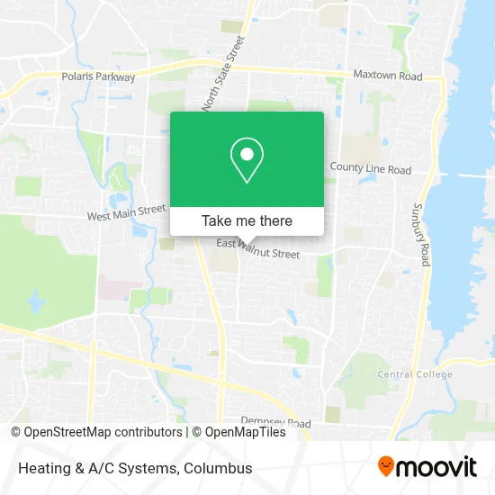 Heating & A/C Systems map