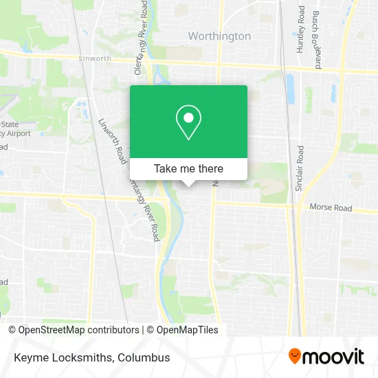 Keyme Locksmiths map