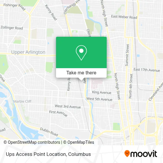 Ups Access Point Location map