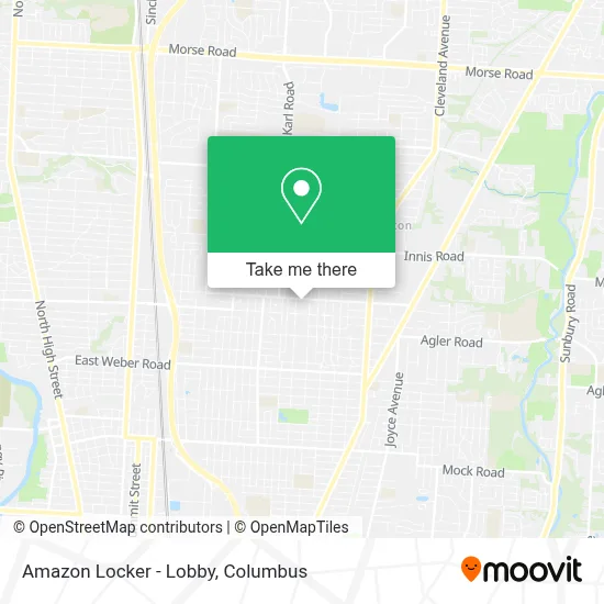 Amazon Locker - Lobby map