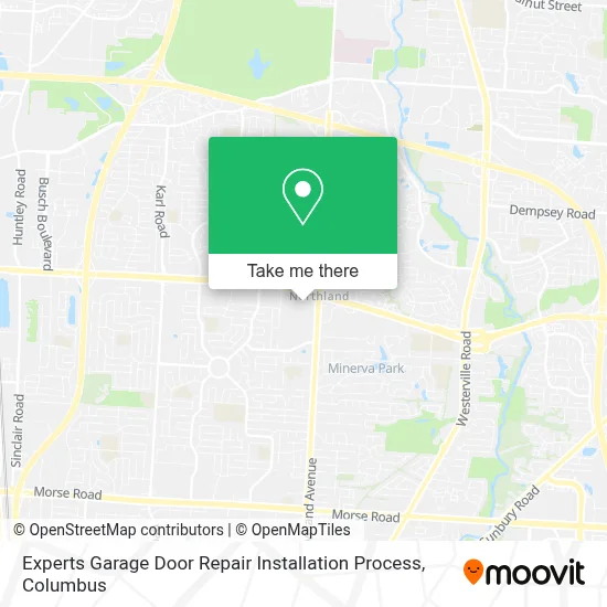 Experts Garage Door Repair Installation Process map