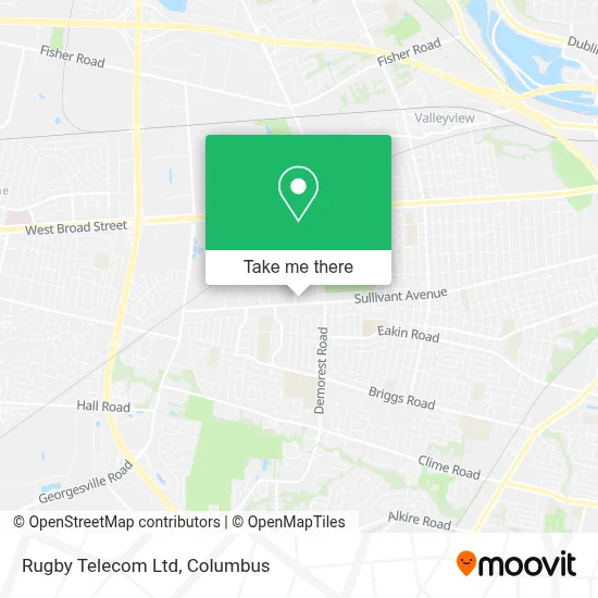 Rugby Telecom Ltd map