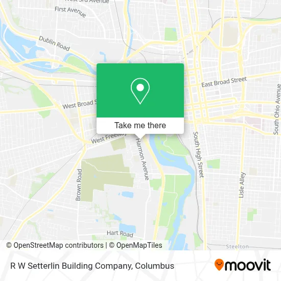 R W Setterlin Building Company map
