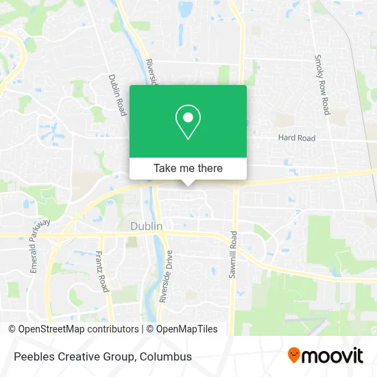 Peebles Creative Group map