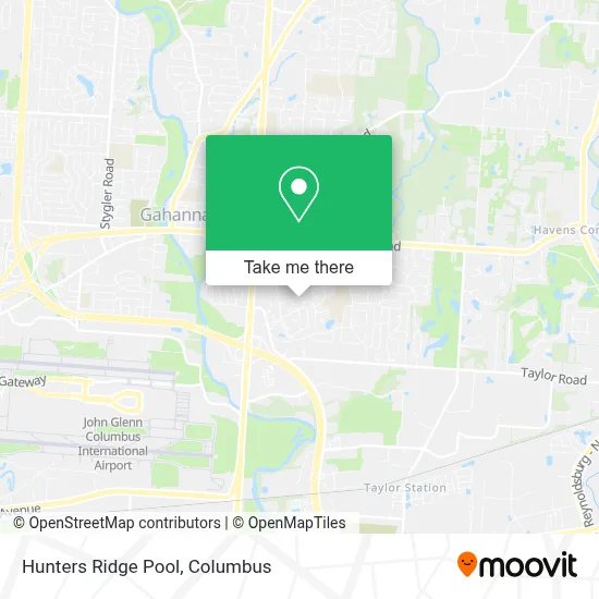 Hunters Ridge Pool map