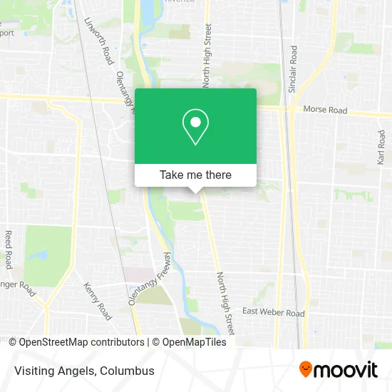 Visiting Angels map
