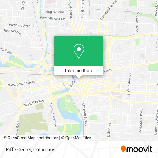 Riffe Center map
