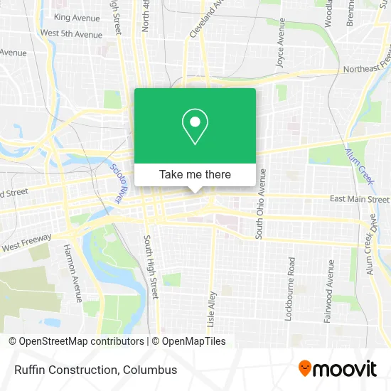 Ruffin Construction map