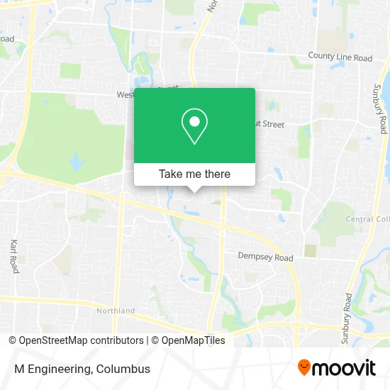 M Engineering map