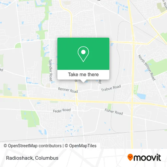 Radioshack map