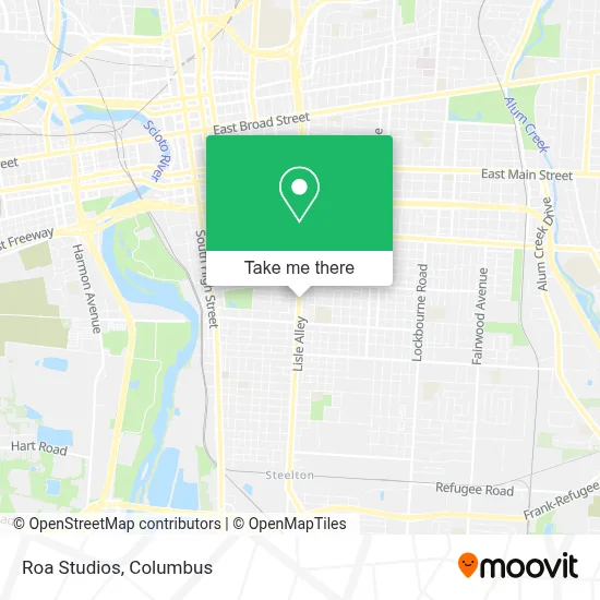 Roa Studios map