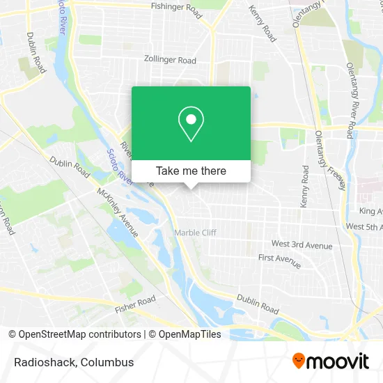 Radioshack map
