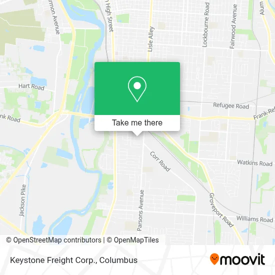 Keystone Freight Corp. map