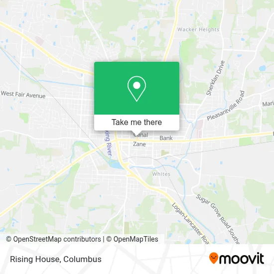 Rising House map