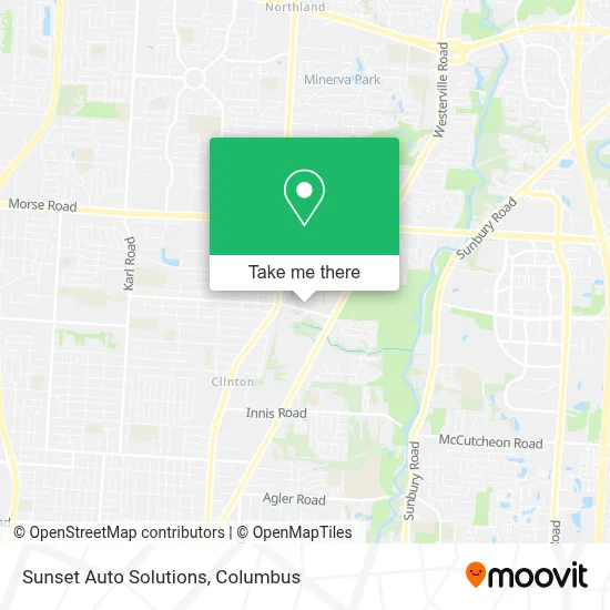 Sunset Auto Solutions map
