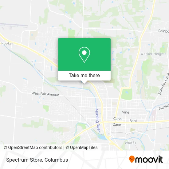 Spectrum Store map