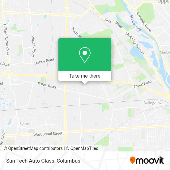 Sun Tech Auto Glass map