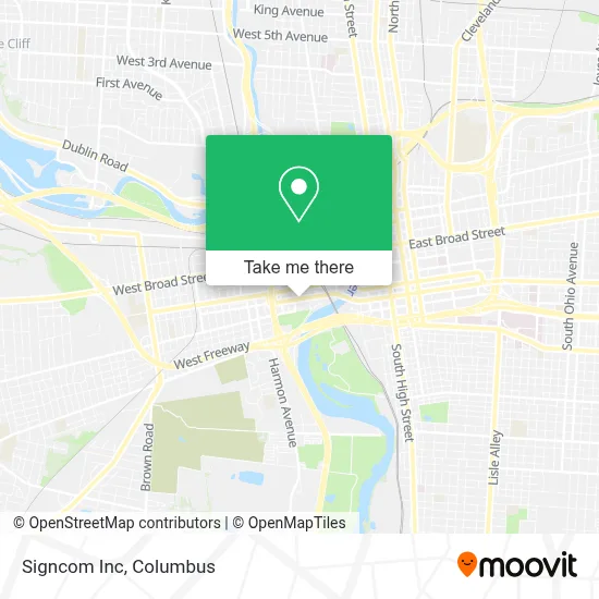 Signcom Inc map