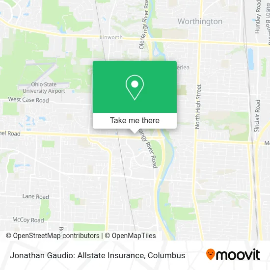 Jonathan Gaudio: Allstate Insurance map