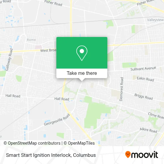 Smart Start Ignition Interlock map