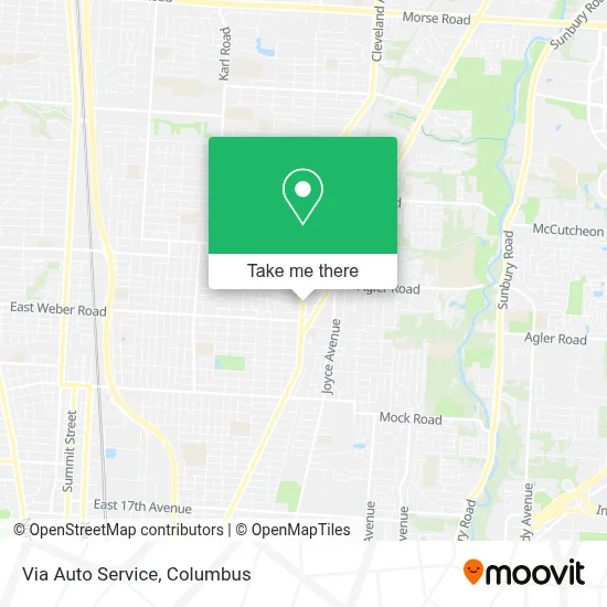 Via Auto Service map