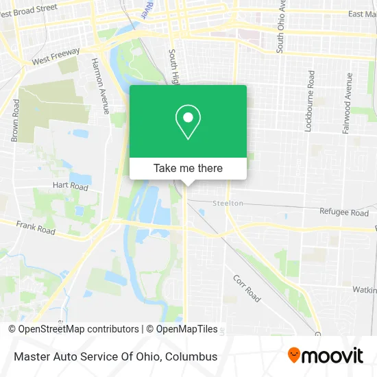 Master Auto Service Of Ohio map