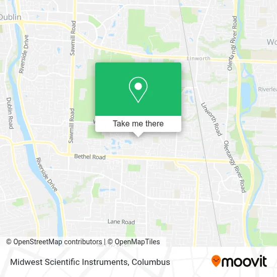 Midwest Scientific Instruments map
