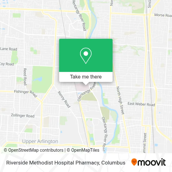 Riverside Methodist Hospital Pharmacy map