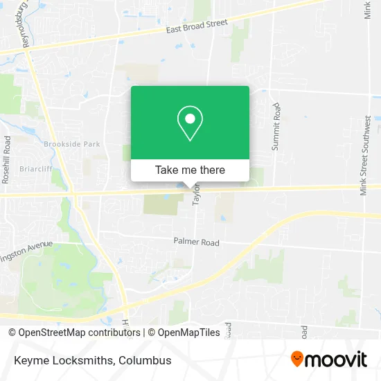 Keyme Locksmiths map