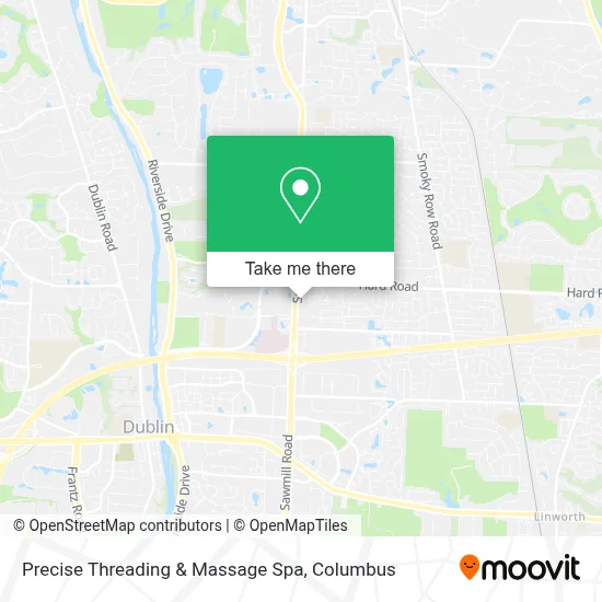 Precise Threading & Massage Spa map