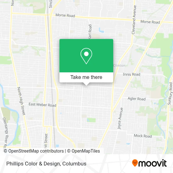 Phillips Color & Design map