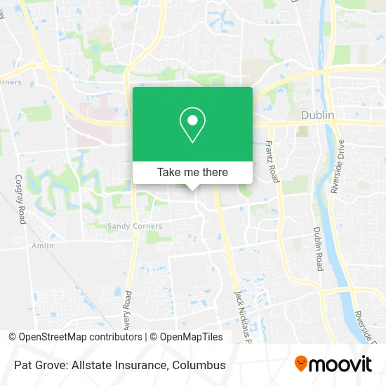 Pat Grove: Allstate Insurance map