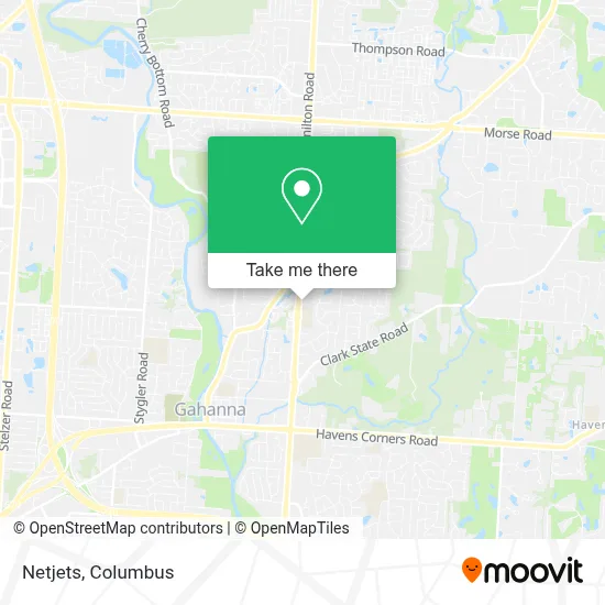 Netjets map