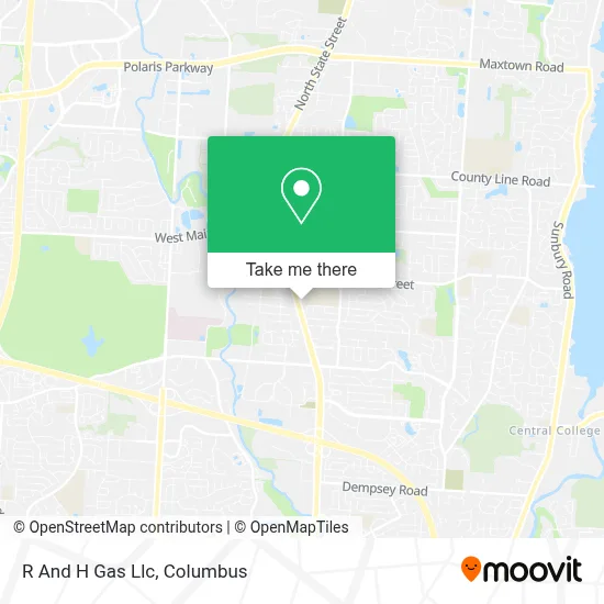 R And H Gas Llc map