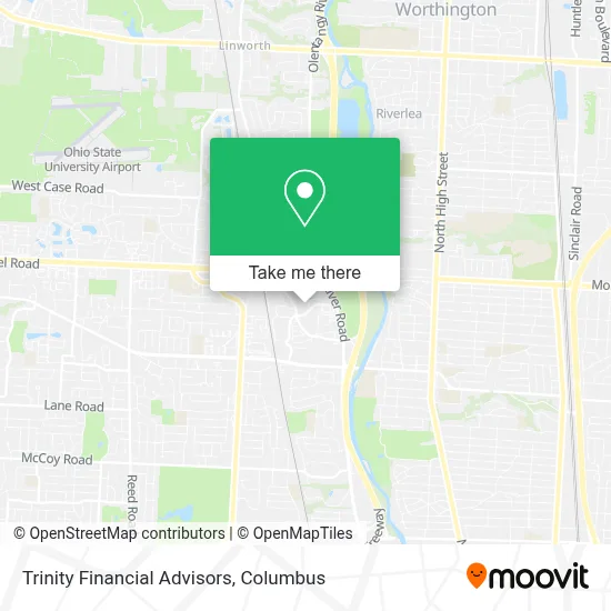 Trinity Financial Advisors map