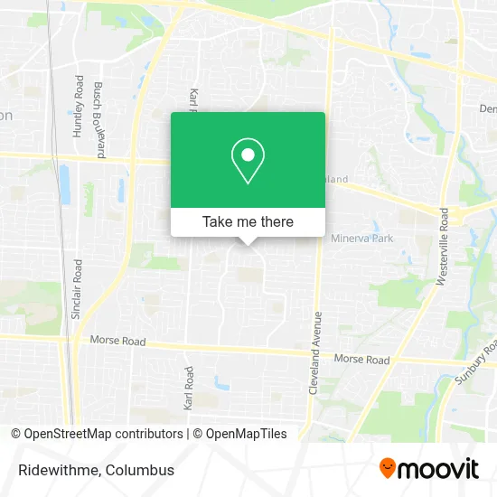 Ridewithme map