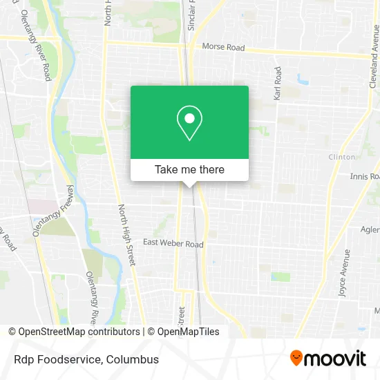 Rdp Foodservice map