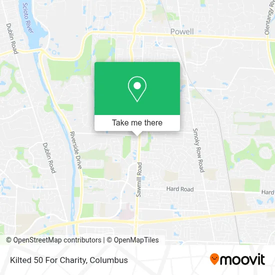 Kilted 50 For Charity map