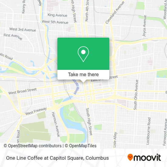 One Line Coffee at Capitol Square map