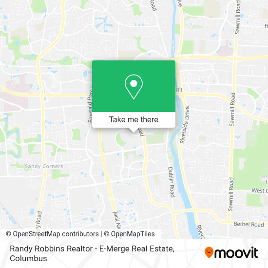 Randy Robbins Realtor - E-Merge Real Estate map