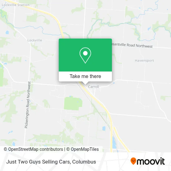 Just Two Guys Selling Cars map