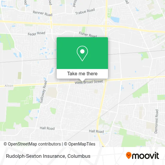 Rudolph-Sexton Insurance map
