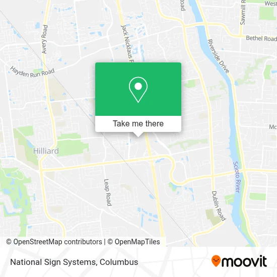 National Sign Systems map