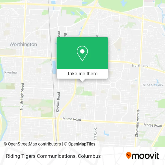 Riding Tigers Communications map