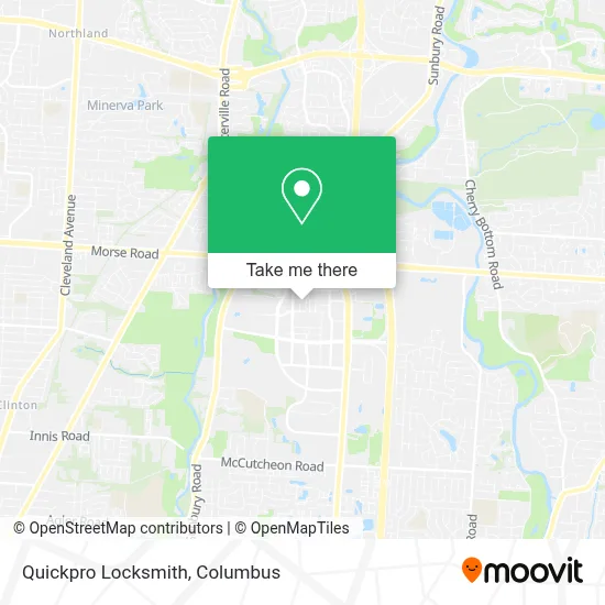Quickpro Locksmith map
