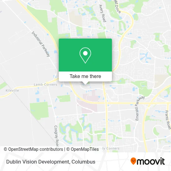 Dublin Vision Development map
