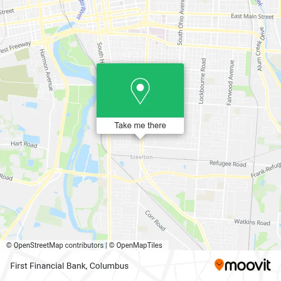 First Financial Bank map