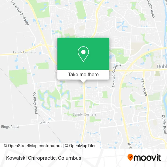 Kowalski Chiropractic map